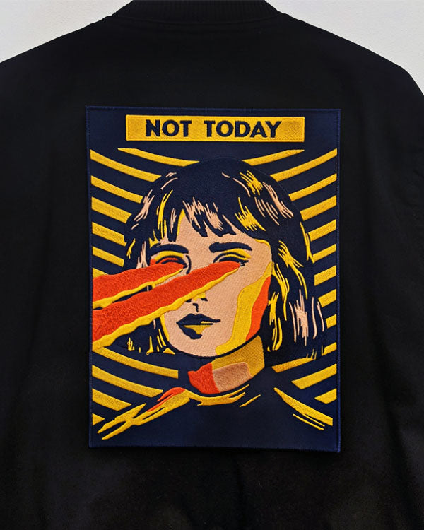 Not Today Large Back Patch