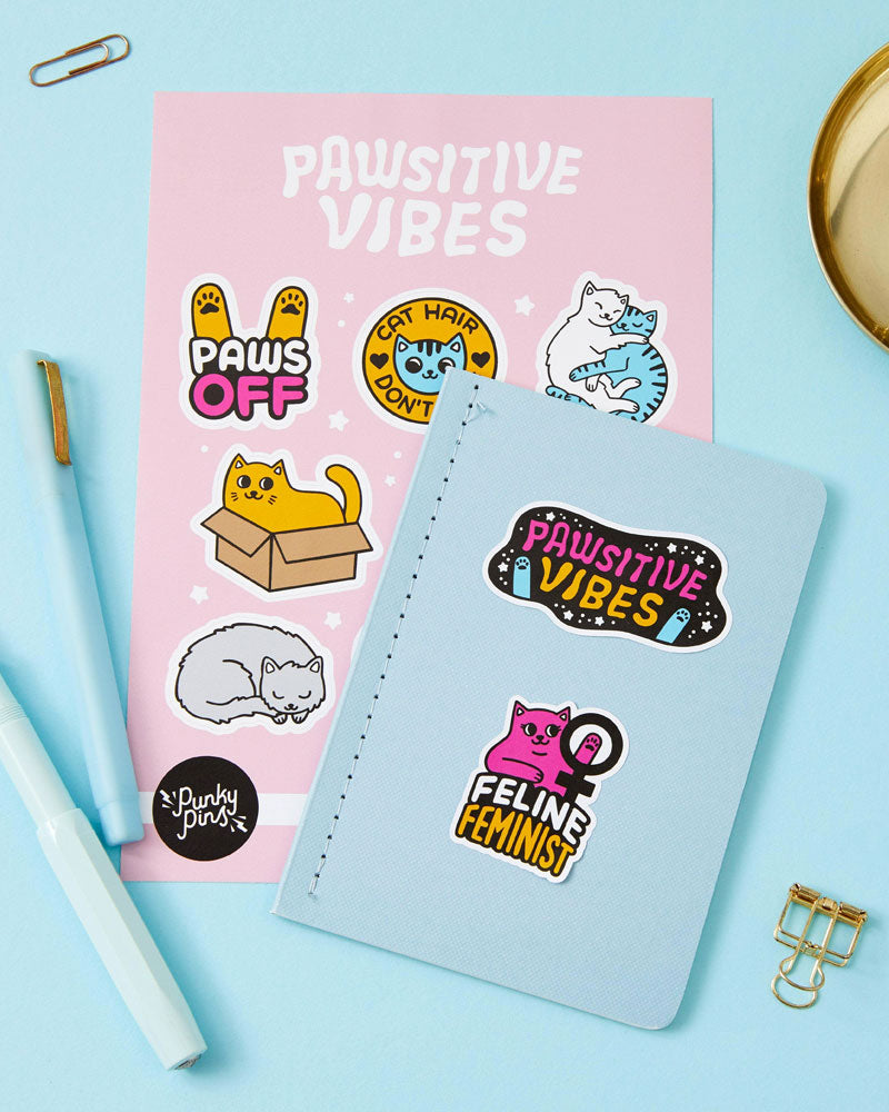 100ct Pawsitively Positive Stickers