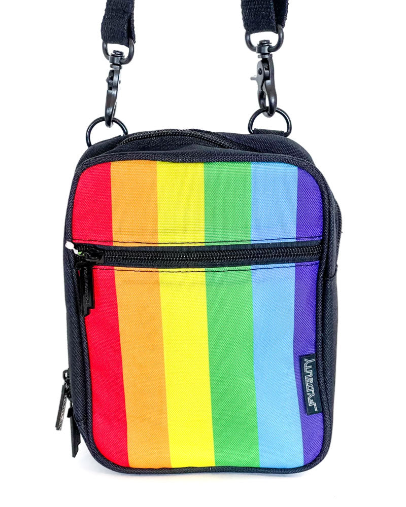 Crossbody Brick Bag Reflective Rainbow
