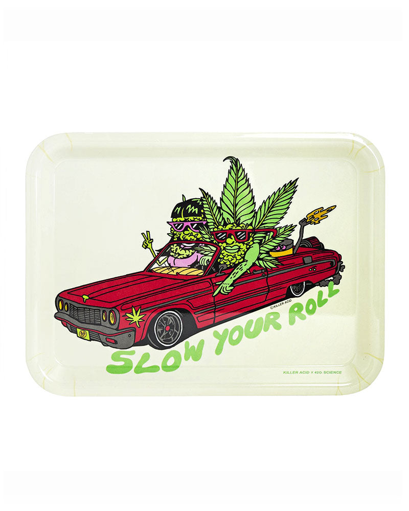 Red - Rolling Tray - Cute Rolling Tray