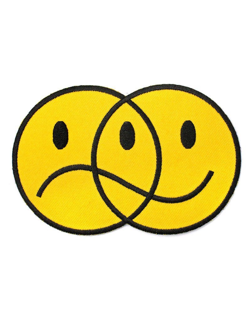 frowning smiley face