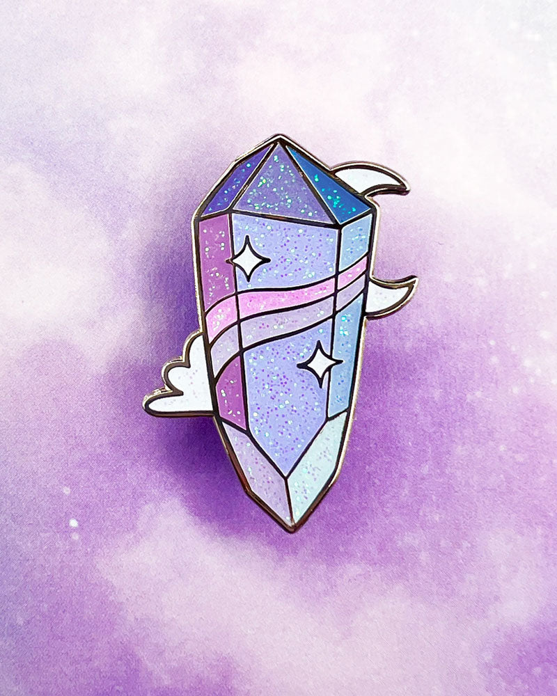 purple crystals tumblr