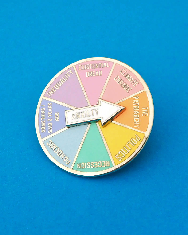 Anxiety Spinner Wheel Moving Pin