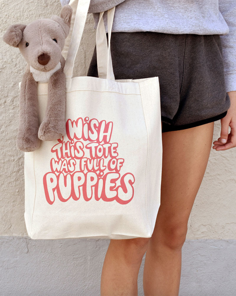 Full Of Puppies Tote Bag