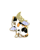 Calico Cat Moon Pin-Glitter Punk-Strange Ways