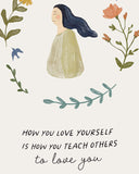 Love Yourself Art Print (8" x 10")-Twillostory-Strange Ways