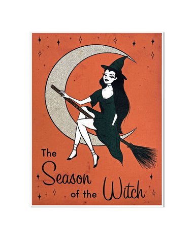 Season Of The Witch Art Print (9" x 12")