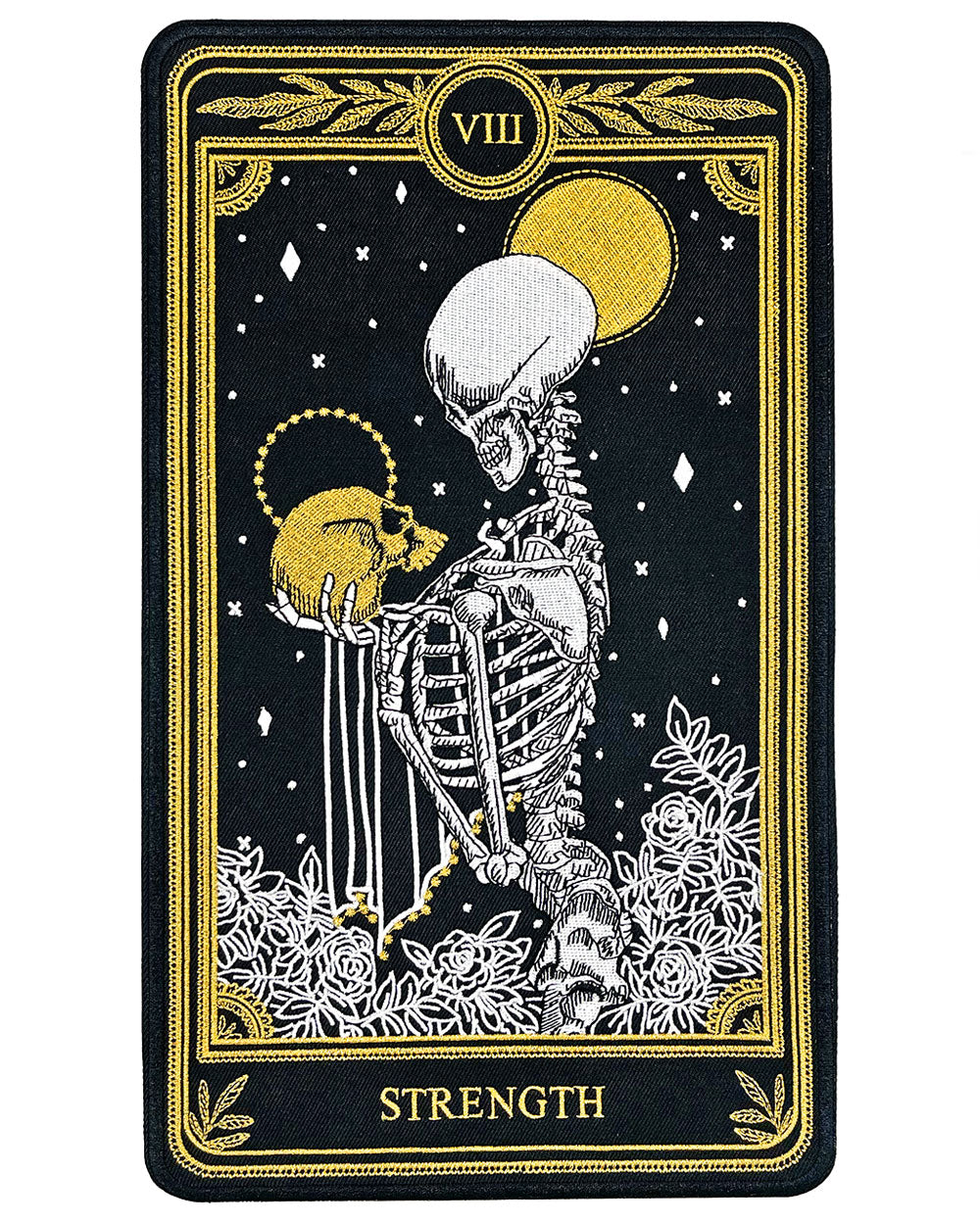 Strength - Tarot Card Large Back Patch