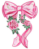 Bow With Roses Large Back Patch-Wildflower + Co.-Strange Ways