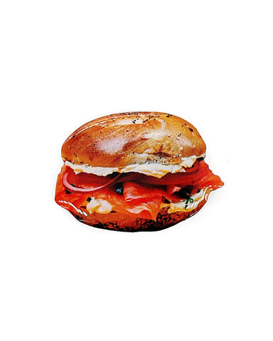 Bagel And Lox Photoreal Pin