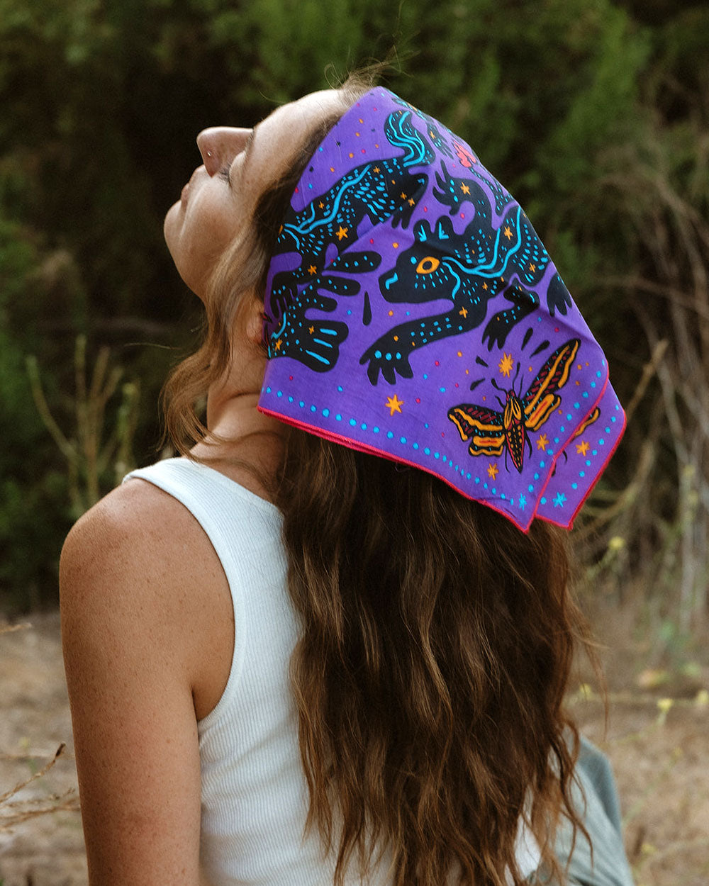 Electric Desert Parade Bandana-Bandits Bandanas-Strange Ways