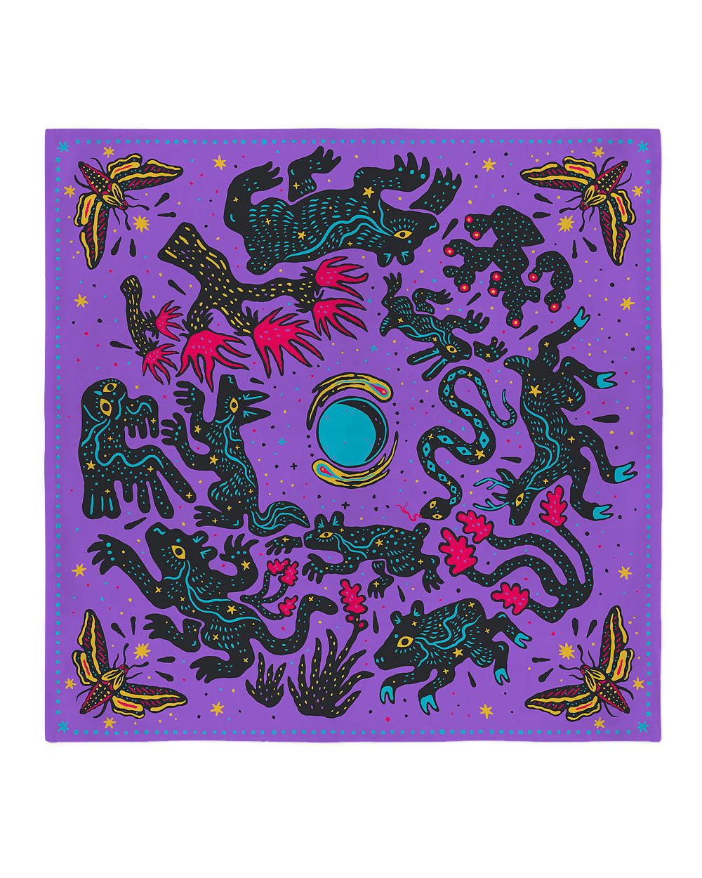 Electric Desert Parade Bandana-Bandits Bandanas-Strange Ways