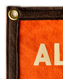 All Y'All Are Welcome Felt Flag Banner - Orange-Oxford Pennant-Strange Ways