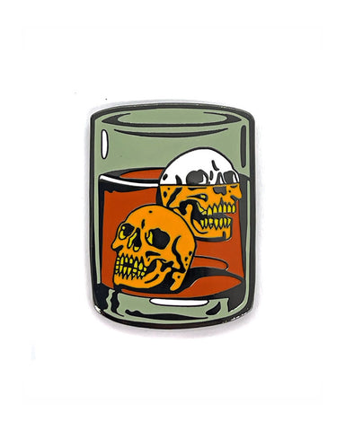 Old Fashioned Skull Pin