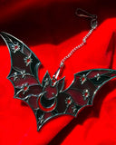 Stained Glass Bat Ornament - Black (Limited Edition)