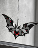 Stained Glass Bat Ornament - Black (Limited Edition)