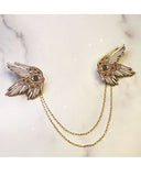 Biblically Accurate Angel Wings Pin Set (w/ Detachable Chain)-Wildflower + Co.-Strange Ways