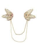 Biblically Accurate Angel Wings Pin Set (w/ Detachable Chain)-Wildflower + Co.-Strange Ways