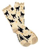 Black Cat Ruffle Socks-Ectogasm-Strange Ways