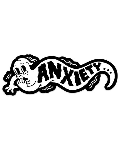 Anxiety Ghost Bumper Sticker