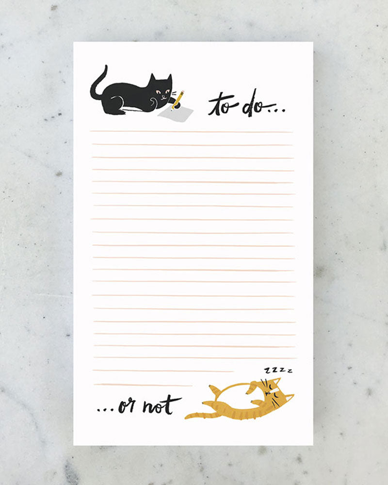 To Do ...Or Not Cat Notepad-Idlewild Co.-Strange Ways