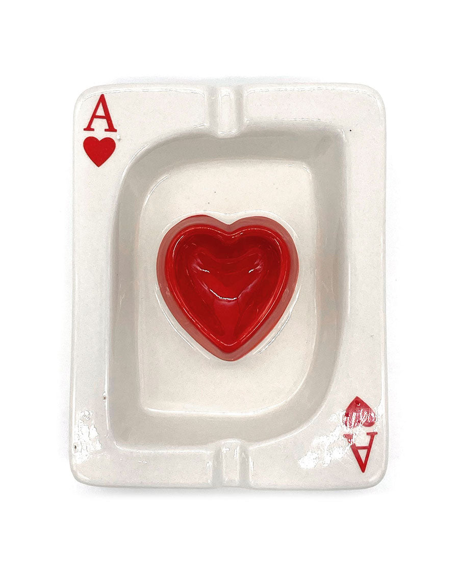 Ace Of Hearts Card Trinket / Ash Tray-A Shop Of Things-Strange Ways