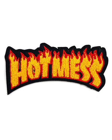 Hot Mess Large Chenille Patch