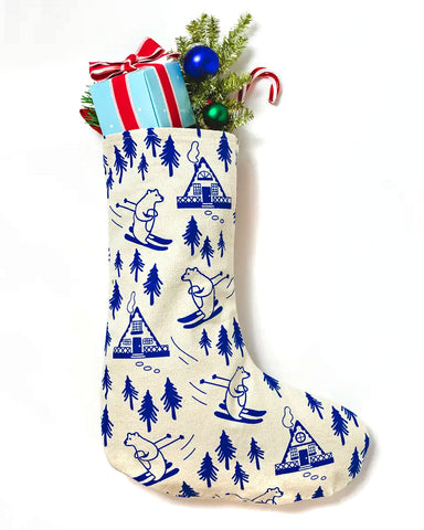 Skiing Bears Stocking (Limited Edition)