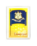 Connecticut State Flag Magnet-Found Image Press-Strange Ways