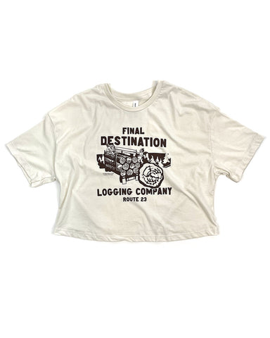 Final Destination Logging Company Crop Top Shirt
