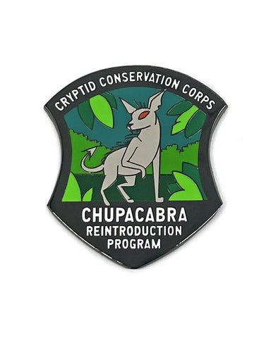 Chupacabra Reintroduction Program Large Pin