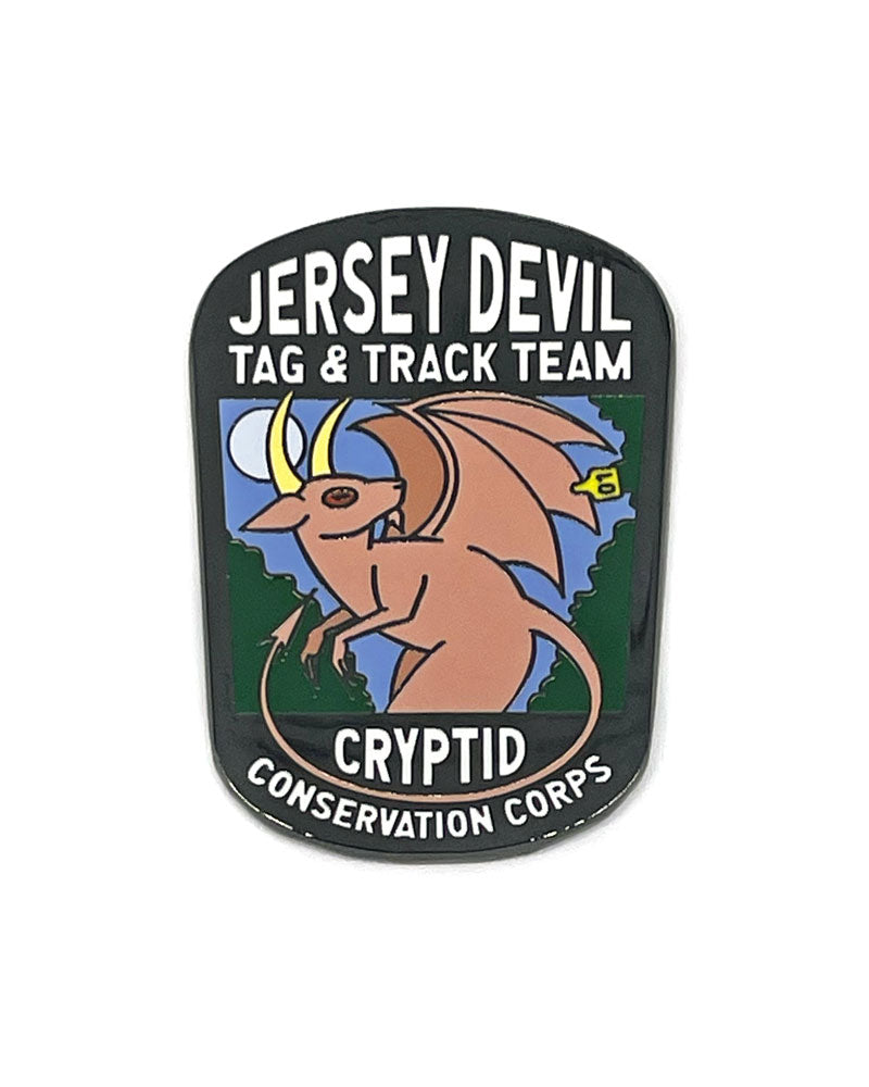 Jersey Devil Tag & Track Team Large Pin-Dissent Pins-Strange Ways