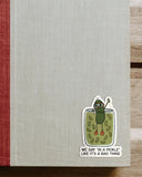 In A Pickle Kiss-Cut Sticker-Molly Illustration-Strange Ways