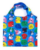 Dogs Art Sack Reusable Tote Bag-Yellow Owl Workshop-Strange Ways