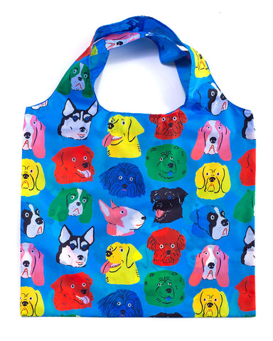 Dogs Art Sack Reusable Tote Bag