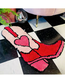 Western Cowgirl Boot Floor Mat Rug-A Shop Of Things-Strange Ways