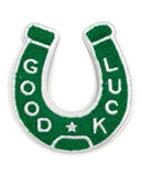 Good Luck Horseshoe Chenille Patch - Green-Nate Duval-Strange Ways