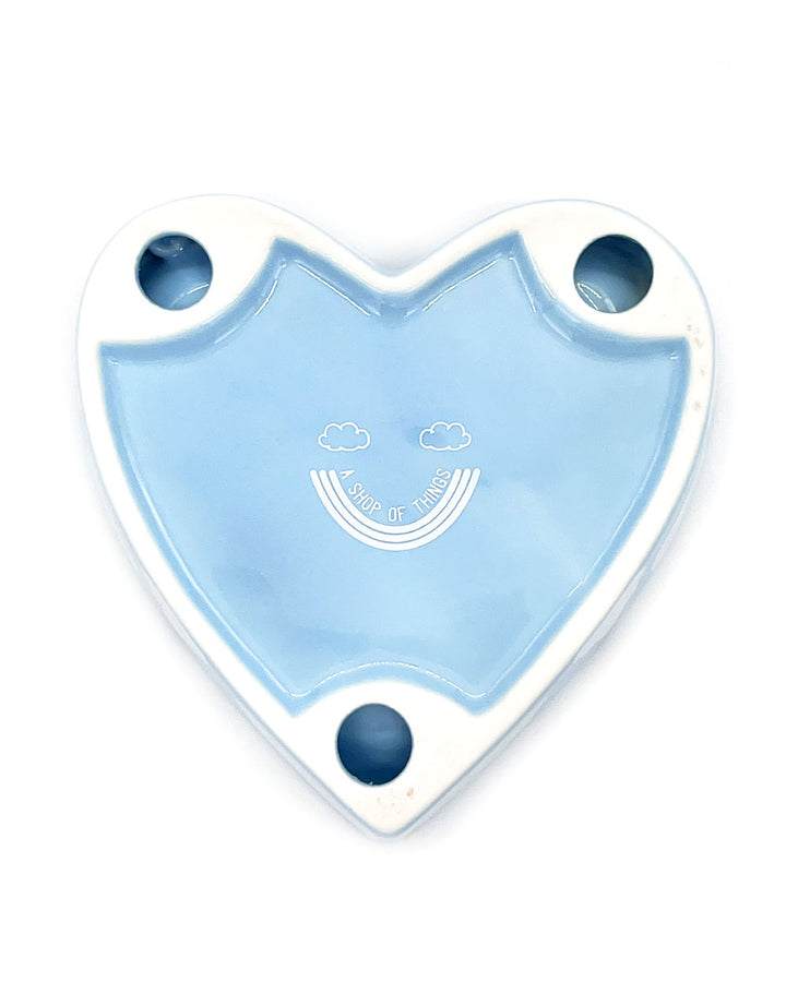 Cloud Sky Heart-Shaped Trinket / Ash Tray-A Shop Of Things-Strange Ways