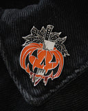 Stabbed Jack-O-Lantern Pumpkin Pin-Ectogasm-Strange Ways