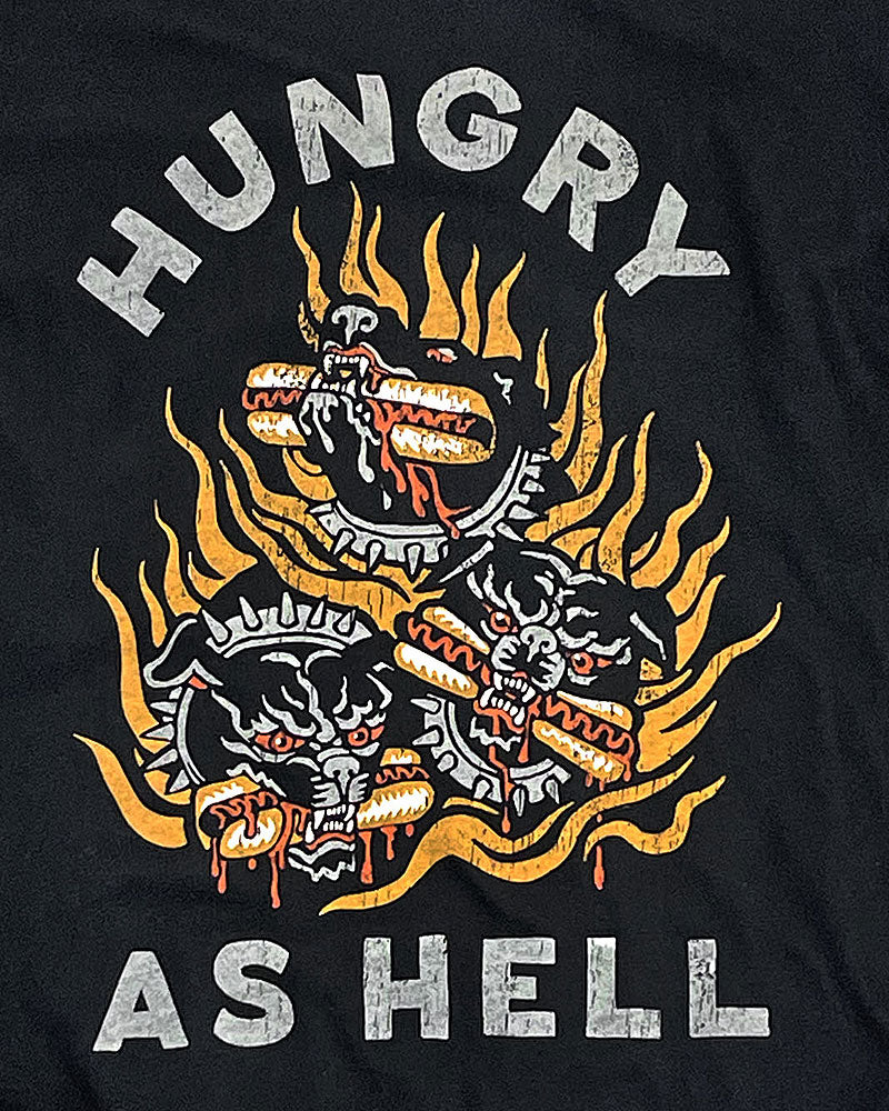 Hungry As Hell Hot Dog Unisex Shirt-Pyknic-Strange Ways