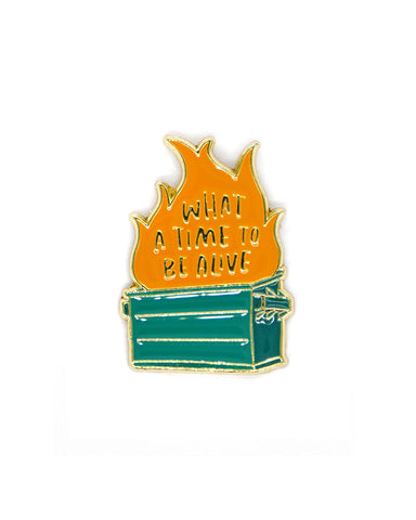 Dumpster Fire Pin