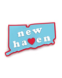 New Haven Love Magnet - Blue-Strange Ways-Strange Ways