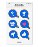 Phone Reactions Magnets (Set of 6)-Kaleidadope-Strange Ways