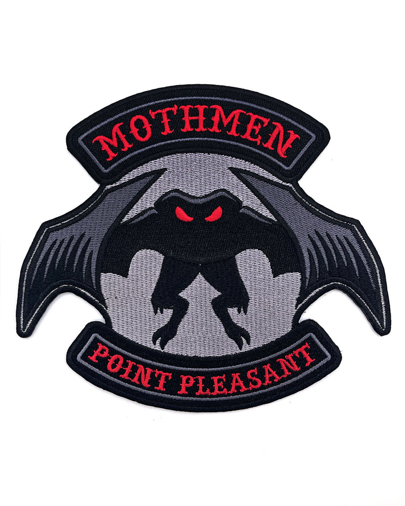 Mothmen Large Biker Patch-Monsterologist-Strange Ways