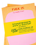 Fuck It Notepad-Ladyfingers Letterpress-Strange Ways