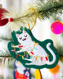 Tangled Cat Ornament (Limited Edition)-Seltzer Goods-Strange Ways