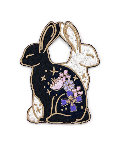 Floral Rabbits Patch