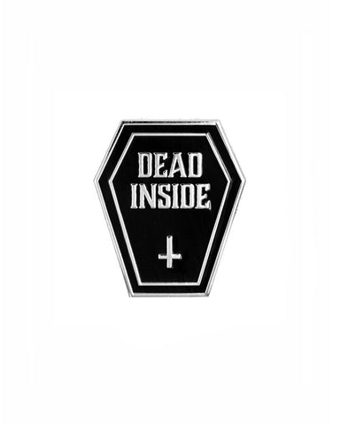 Dead Inside Coffin Pin