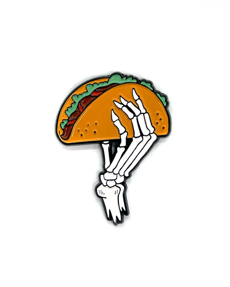 Taco Skeleton Hand Pin-Ectogasm-Strange Ways