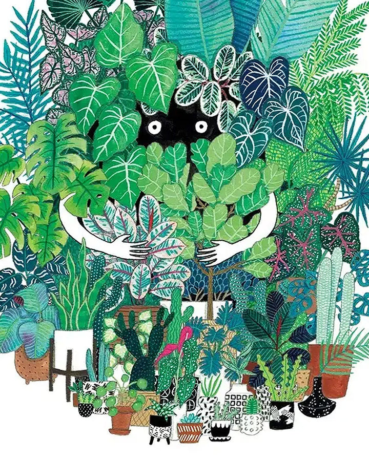 Plant Freak Art Print (11" x 14")-Party Mouse Studio-Strange Ways